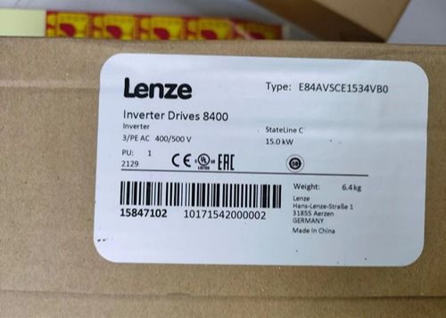 Inversor 50hz de la frecuencia del motor de E84AVSCE1534VB0 LENZE a la CA 400V 500V de 60hz 15kw 3/PE