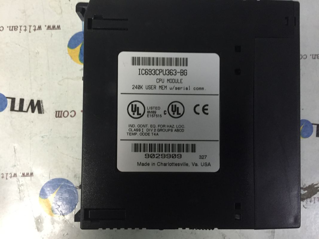 Serie de GE Fanuc IC693CPU363 90-30 bytes RAM del módulo de procesador 240K y de destello