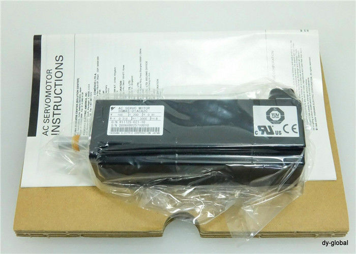 MOTOR SERVO 100W 0.91A los 0.318N.m de la CA de la sigma II de YASKAWA SGMAS-01ACA6C SGMAH
