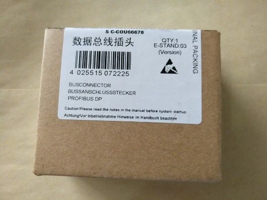 DP de 6ES7972-0BA12-0XA0 Siemens SIMATIC, enchufe de la conexión para PROFIBUS hasta 12 mbit/s del 90° de mercado del cable
