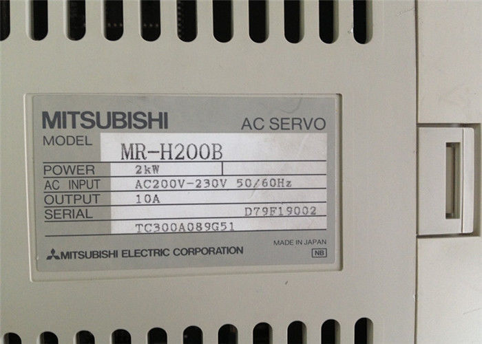 NUEVA CA SERVA 10 amperio 2KW 200-230VAC 50/60HZ de la IMPULSIÓN MR-H200B de JAPÓN Mitsubishi