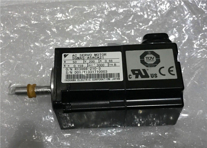 MOTOR SERVO 50W 0.66A los 0.159N.m de la CA SGMAS-A5ACA21 de la sigma II de YASKAWA SGMAH