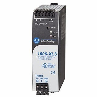 Monofásico de alimentación del AB 1606-XLE120E del voltaje de salida esencial de la fuente 24-28V DC