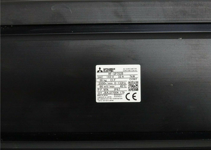 Motor servo 7.0KW HF-SP702B de la CA de J3 Mitsubishi con el freno 2000rpm industrial