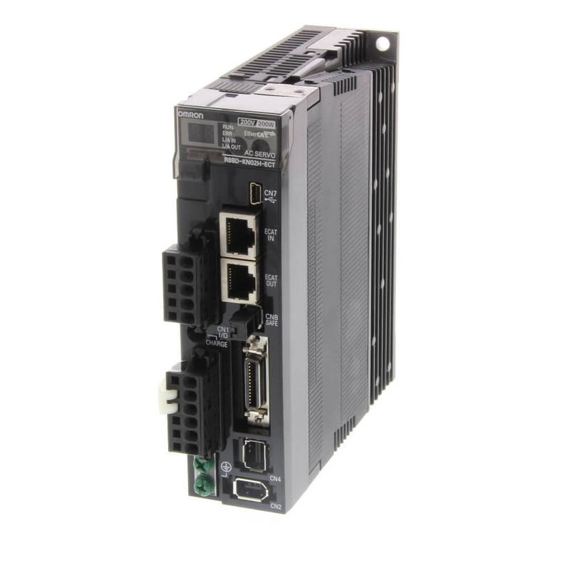 El CONDUCTOR SERVO 2.5A 120V de OMRON R88D-KT02L CARGA 200 W 230 VAC a partir del 50 W a 1,5 kilovatios
