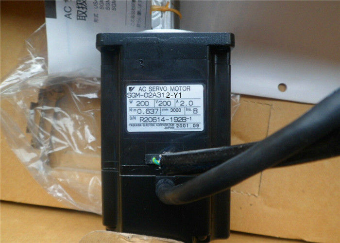 Motor servo industrial del alto esfuerzo de torsión para Ins B de la máquina SGM-02A312 200W 200V del CNC