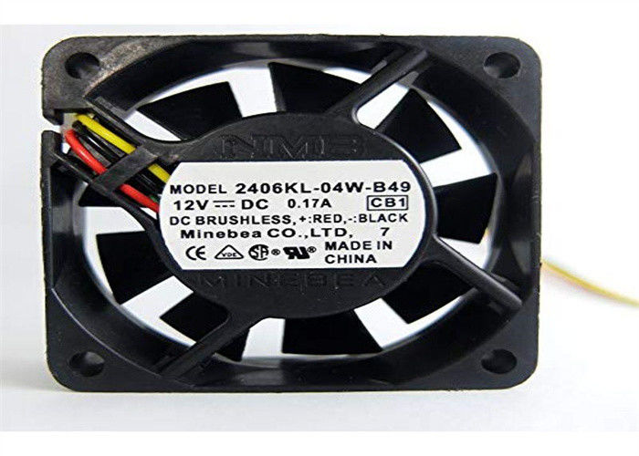3-ALAMBRE AXIAL DEL TACÓMETRO DE LA COSTILLA DE LA FAN 60X15M M 12VDC 15.9CFM DE MINEBEA NMB 2406KL-04W-B49 DC