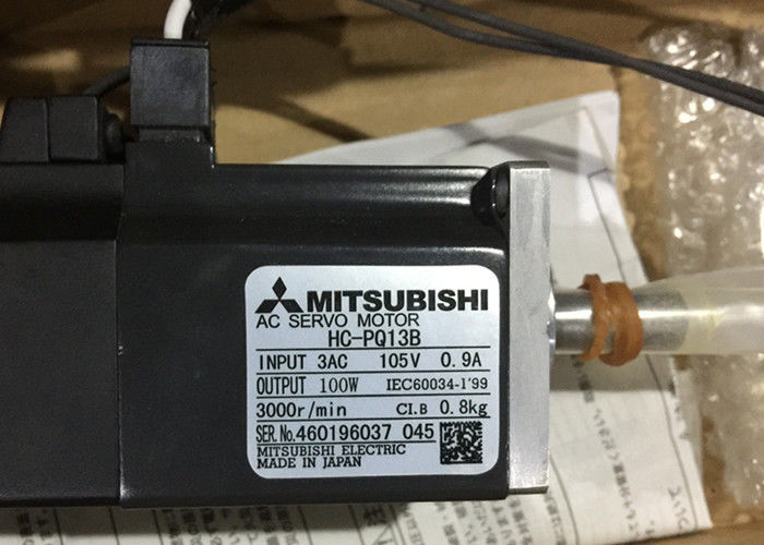 Motor servo HC-PQ13B de la CA de la nueva Melservo inercia ultrabaja 100W de Mitsubishi en existencia
