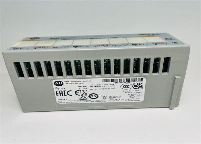 El termopar de 1794-IT8 ALLEN BRADLEY Flex 8 entró el módulo que el MILIVOLTIO de 8 PUNTOS VALORÓ 150 mA 24 VDC