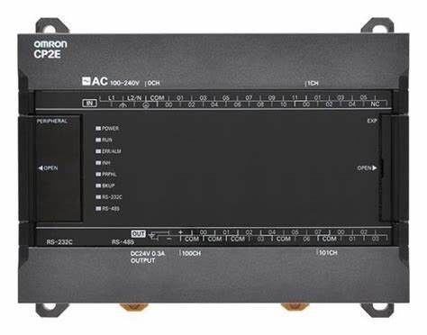 Omron CP2E-E14DR-A hasta 3 módulos de la extensión para hasta 180 puntos individuales de la entrada-salida