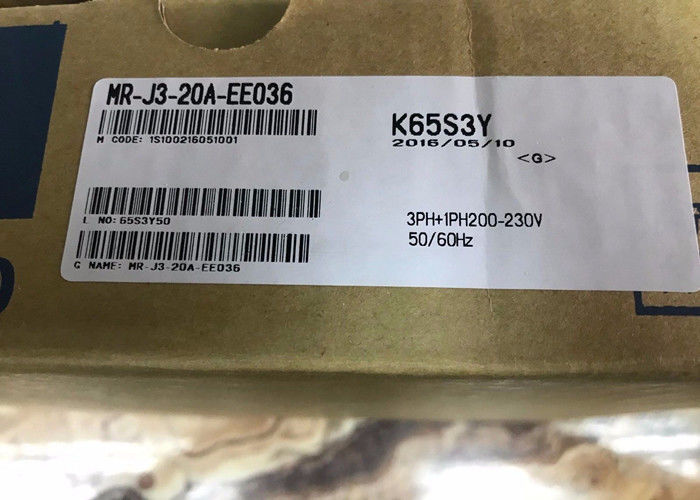 MITSUBISHI AC Servo Amplificador MR-J3-20A-EE036 Dirección industrial 200W 170V 0-360Hz 1.5A
