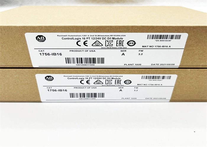 Módulo de la entrada-salida de AB 1756-IB16 ControlLogix 2 milisegundos más tiempo seleccionado del filtro