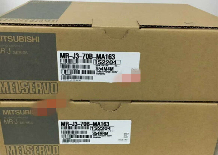 amplificador industrial servo de la impulsión MR-J3-70B-MA163 3.8A 200V 3PH del motor de 750W Mitsubishi