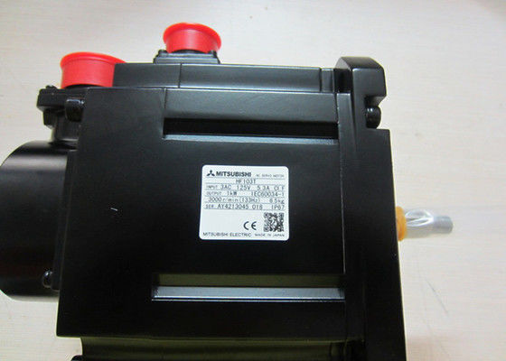 Motor servo de la CA de HF-103T Mitsubishi Industial sin el codificador 1KW 3AC 125V 5.3A 3000r/min