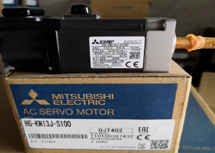 Pequeño poder 50W del motor servo de HG-KN13J-S100 Mitsubishi motor eléctrico industrial del CNC de 3 FASES
