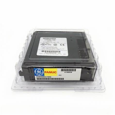 GE   IC693MDL740 es un módulo 12/24 positivo del módulo de salida de DC de la lógica 740 12/24 voltio de DC
