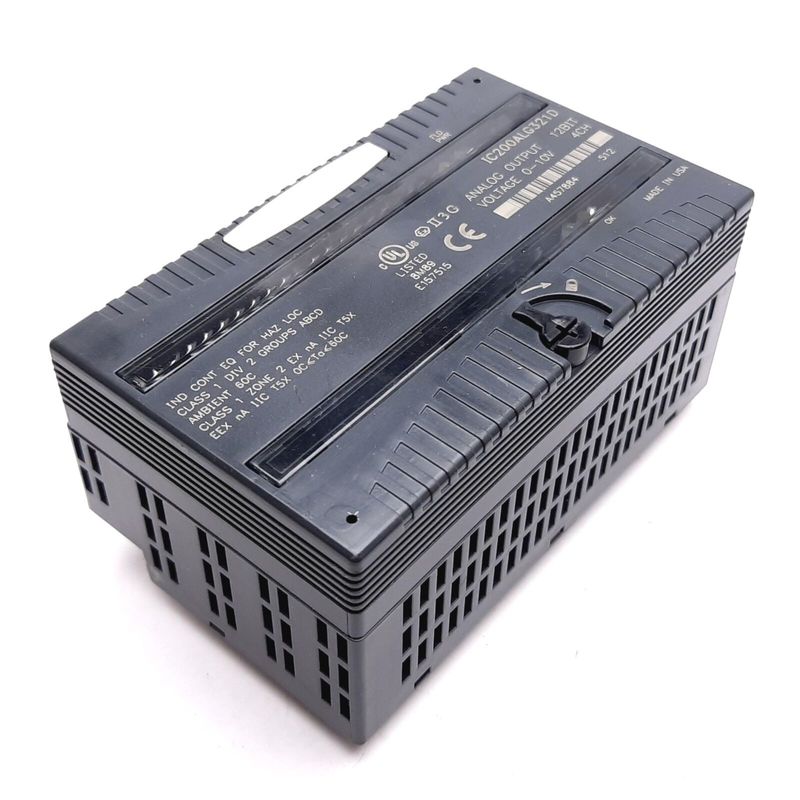 Combinaciones típicas mordidas del canal control/IO del voltaje 0-10VDC 4 del módulo 12 de la salida analógica de GE IC200ALG321