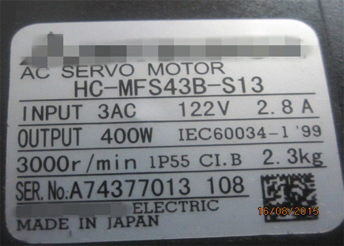 Poder industrial 400KW del motor servo HC-MFS43-S13 HC-MFS43B-S13 de la CA de MITSUBISHI