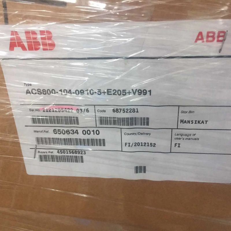 ABB ACS800-04M-0610-7 de 3 fases 560 kW Convertidor de frecuencia 205 kg Producto actual