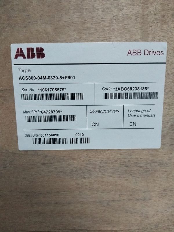 ABB ACS800-04M-0440-3+P901 355kW 693A Convertidor de frecuencia 205 kg longitud 564 mm