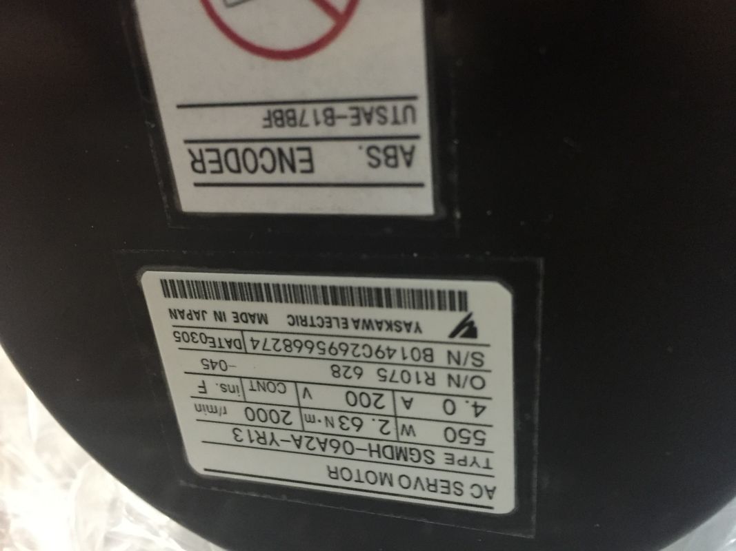 SGM-02B312B Yaskawa Servo motor industrial AC Servo motor 100V 200W 2.7A 3000 rpm