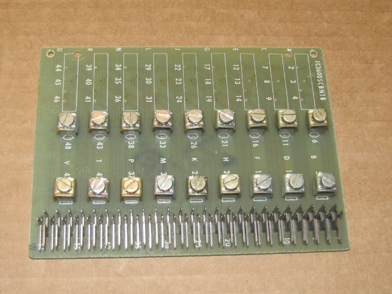 Panel de circuito de control Fanuc General Electric IC3600SCBN1 en el sistema Speedtronic Mark I-II
