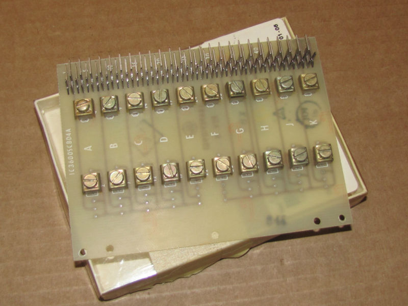 Fanuc IC3600SCBD4 placa de circuito electrónico c de la serie de control de turbinas Mark I-II de General Electric