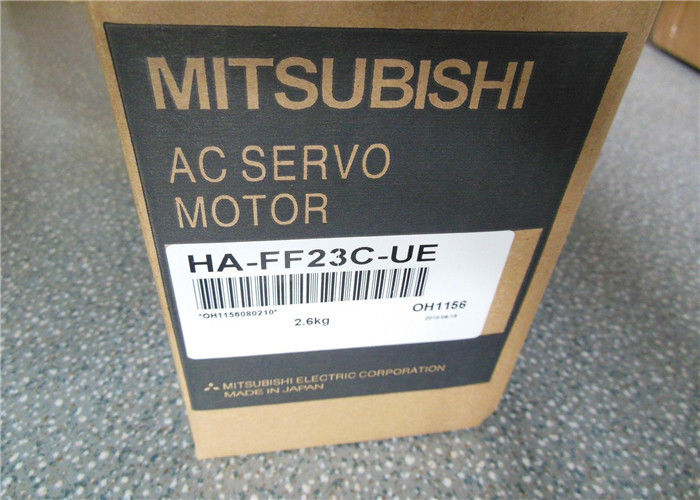 Mitsubishi 200W AC SERVO MOTOR HA-FF23C-UE 3AC 129V 1.3A 3000 rpm en el stock