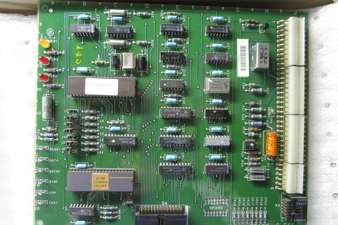 La placa de circuito impreso DS3800HIOB de GE. La DS3800HIOB de la serie Speedtronic Mark IV