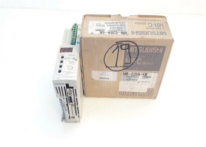 Mitsubishi 3 fase amplificador industrial MR-C20A-UE Servo motor 200W salida 1.5A 3AC