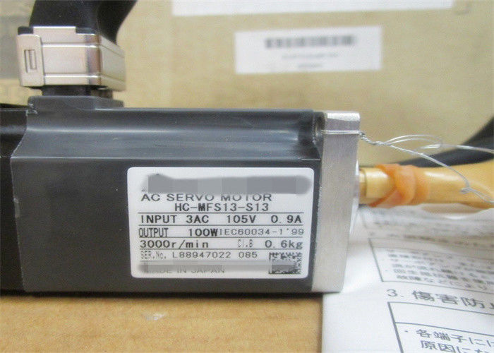100W Mitsubishi AC Industrial Servo Motor HC-MFS13 / HC-KFS13 Japón Motor