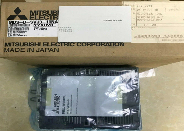 Impulsión industrial serva de la CA de 3 fases del conductor MDS-D-SVJ3-10NA del motor de Mitsubishi MELDAS 1.0KW