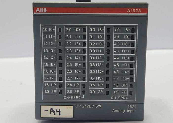 ABB AI523 1SAP250300R0001 AI523: S500 Módulo de entrada analógico 16 AI: U, I, RTD, DI. 13Bits incluido el signo 1-cable