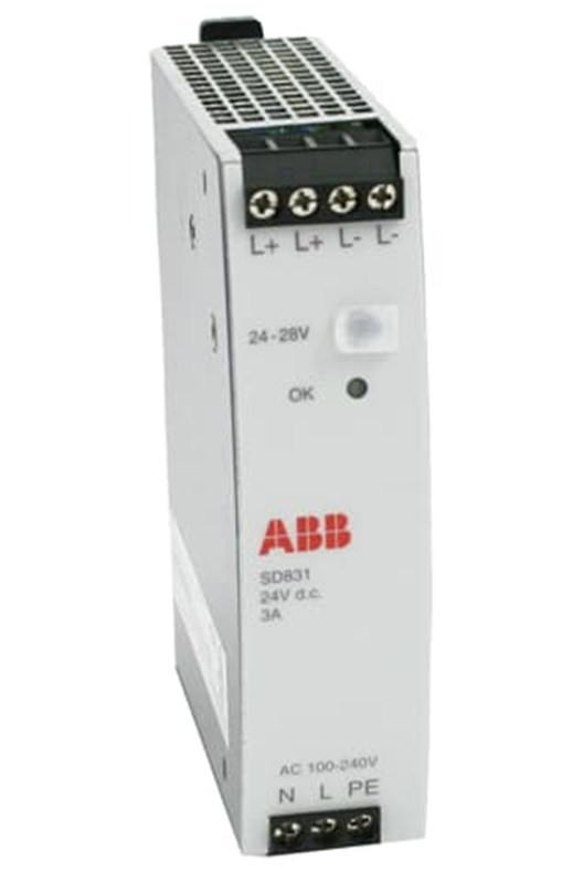 ABB 3BSC610064R1 SD831 Fuente de alimentación Entrada AC 100-240 V Salida DC 24 V 3A