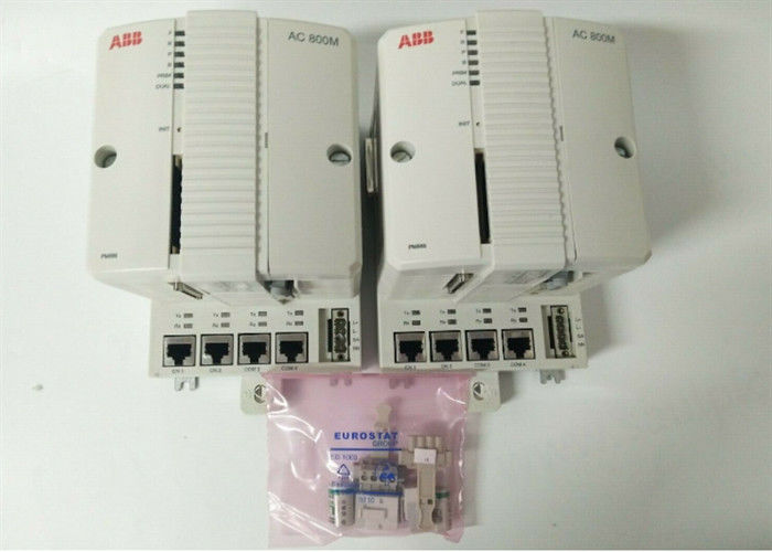 Modulo de alimentación redundante del controlador con puerto serie COM3 y botón de presión INIT