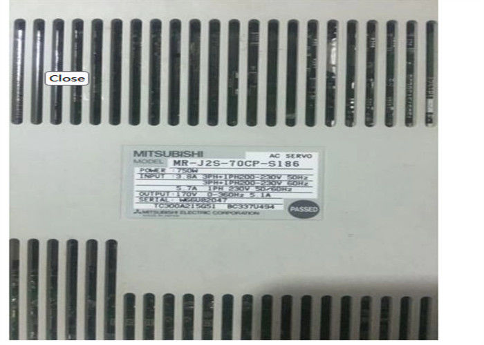 MR-J2S-40CP-S186 Servo accionadores industriales para la estabilidad de frecuencia de 200-230 VAC