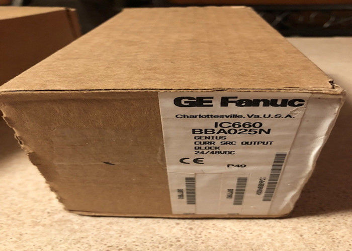 GE Fanuc GE-IP Genius I/O IC660BBA025 es una fuente de corriente analógica de bloque 24/48Vdc con seis salidas