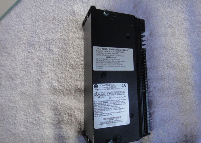 El conjunto de terminales IC660TBA104 es un terminal GE Fanuc con 4 entradas y 2 circuitos de salida