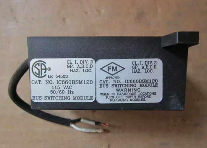 El IC660BSM120 es un módulo de conmutación de bus del sistema de E/S Genius utilizado para vincular dispositivos de E/S