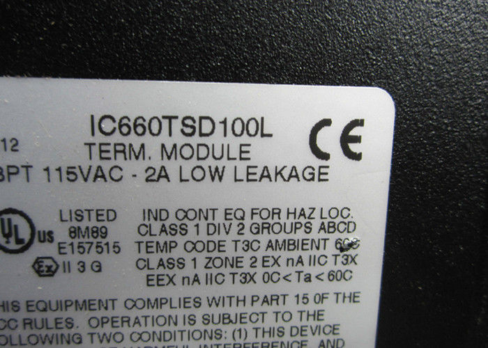 El conjunto terminal GE Fanuc IC660TSD100 es fabricado por GE Fanuc, 32 a 140 grados Fahrenheit