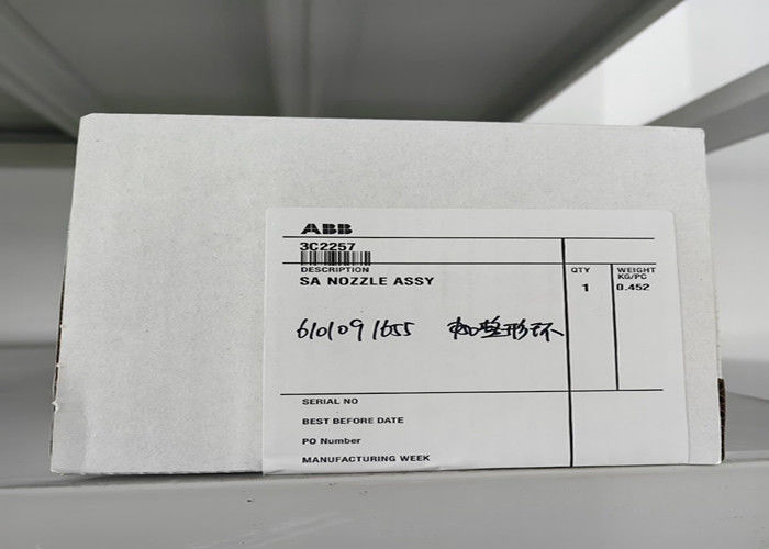 ABB 3C2257, SA NOZZLE ASSY,País de origen es Japón, piezas de repuesto,Peso neto del producto es 0,452 kg