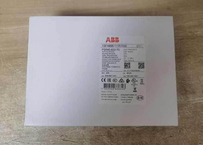 ABB PSR45-600-70 1SFA896111R7000 Una corriente de funcionamiento máxima nominal de 45 A con un intervalo de voltaje de funcionamiento