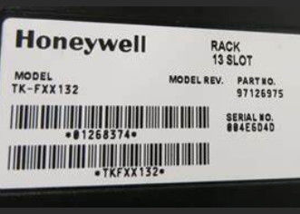 Módulo de control automático Honeywell TK-FXX132 Chasis de ranura recubierto con 13 Amp Tamb Max=60 C