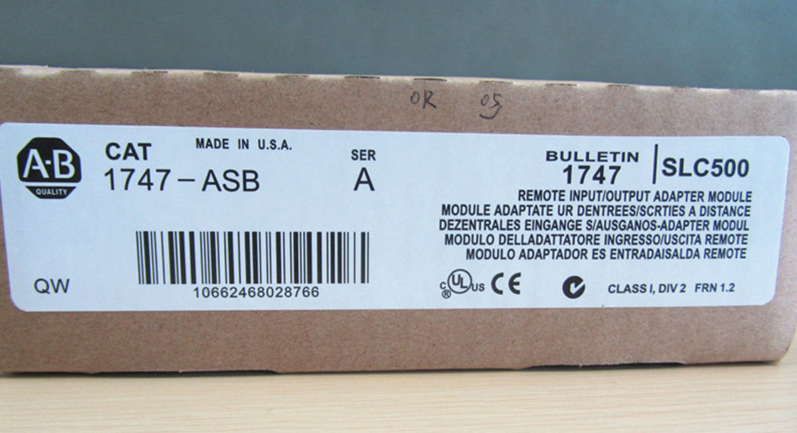 SLC Modulo de adaptador de E/S remoto 1747-ASB Marca AB Certificado CE