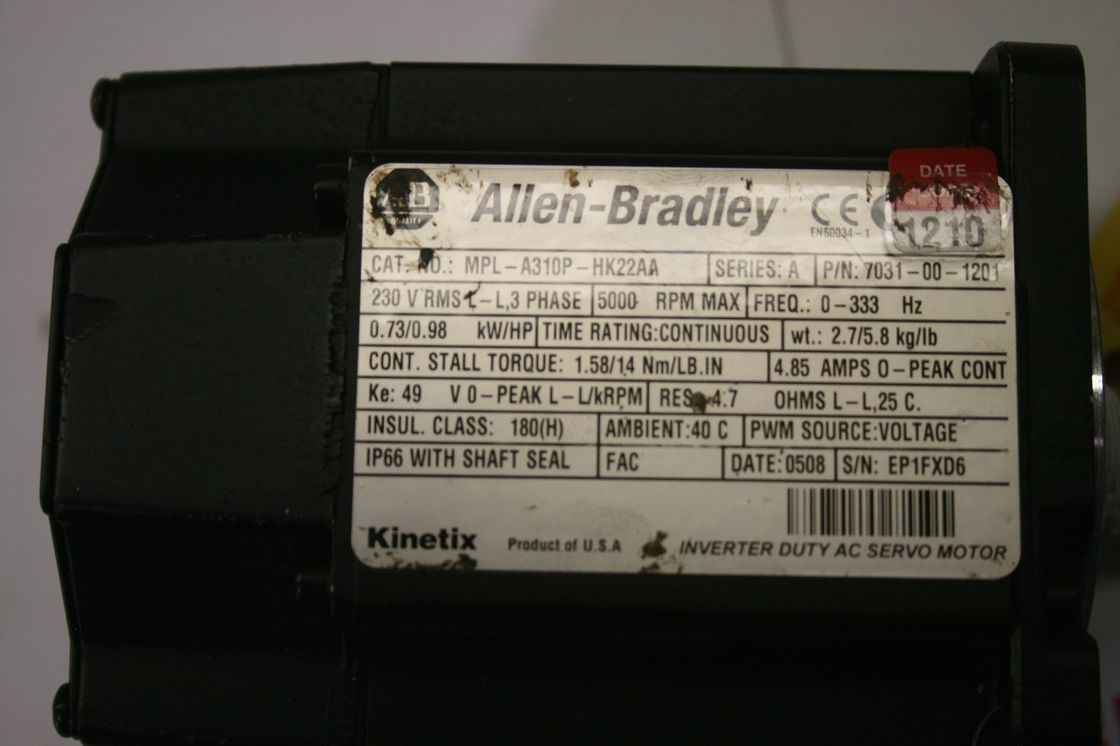 El motor de servicio rotativo de la serie MPL 240V AC