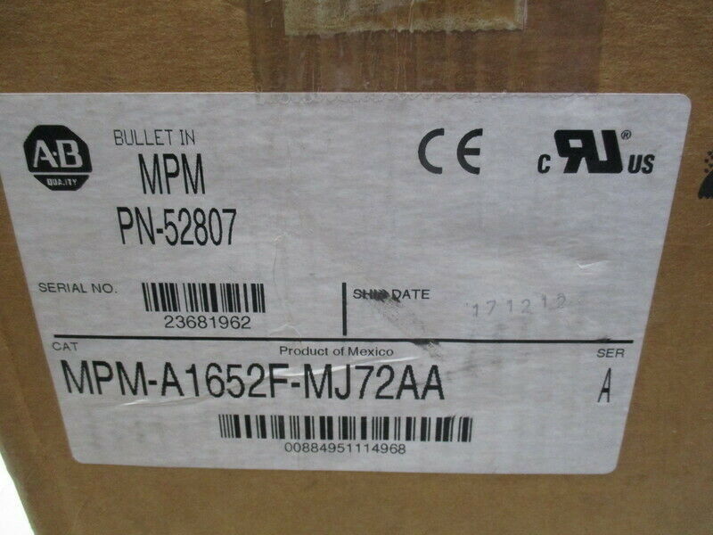 Se trata de un motor de servo rotativo de 240 V de serie MPM